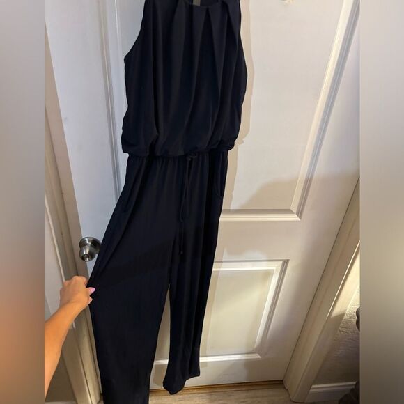 Enfocus Studios Navy Jumpsuit Sz 6 - Picture 4 of 8